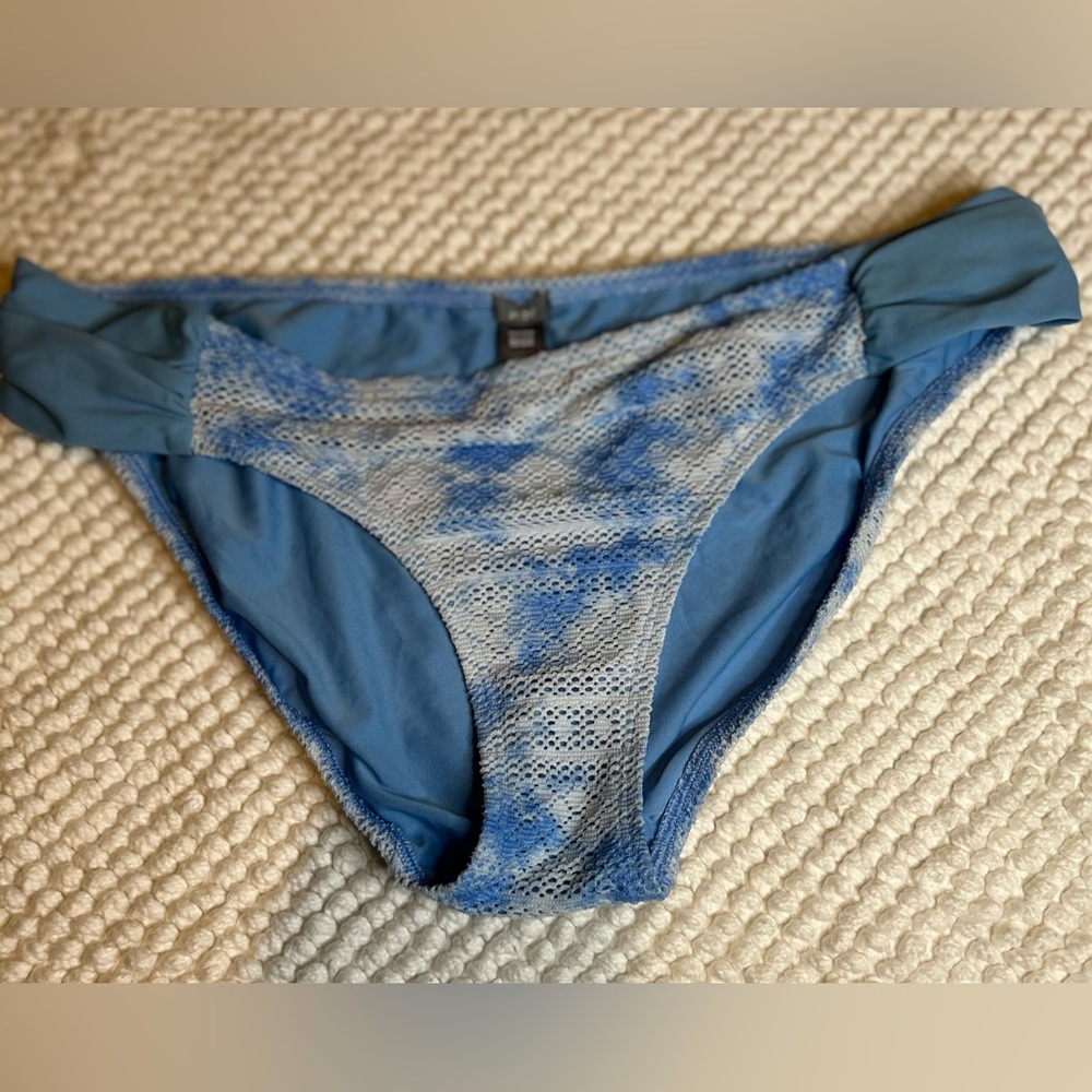 Aerie Blue Crochet Hipster Bikini Bottom